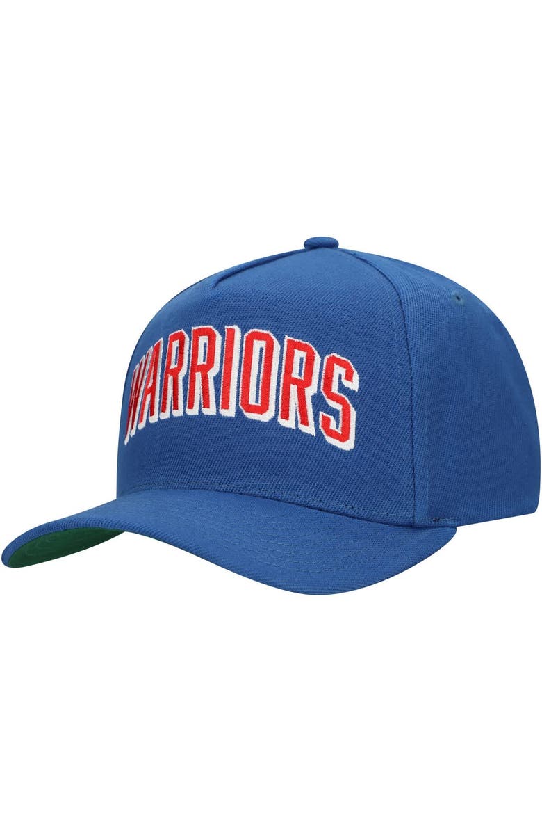 Mitchell & Ness Men's Mitchell & Ness Royal Golden State Warriors Team Up Classic Edition Adjustable Hat, Main, color, 