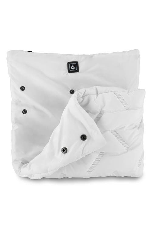 Helios The Heated Coat Hand Warming Pouch In White