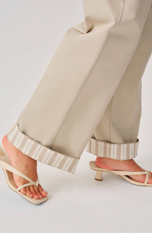 Leman Mercer Sloane Pant In Neutral