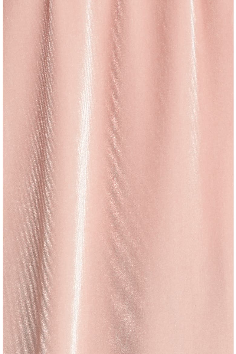 Off the Shoulder Velvet Top, Alternate, color, PINK PEACH