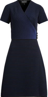 Emporio Armani Ottoman Fit & Flare Dress
