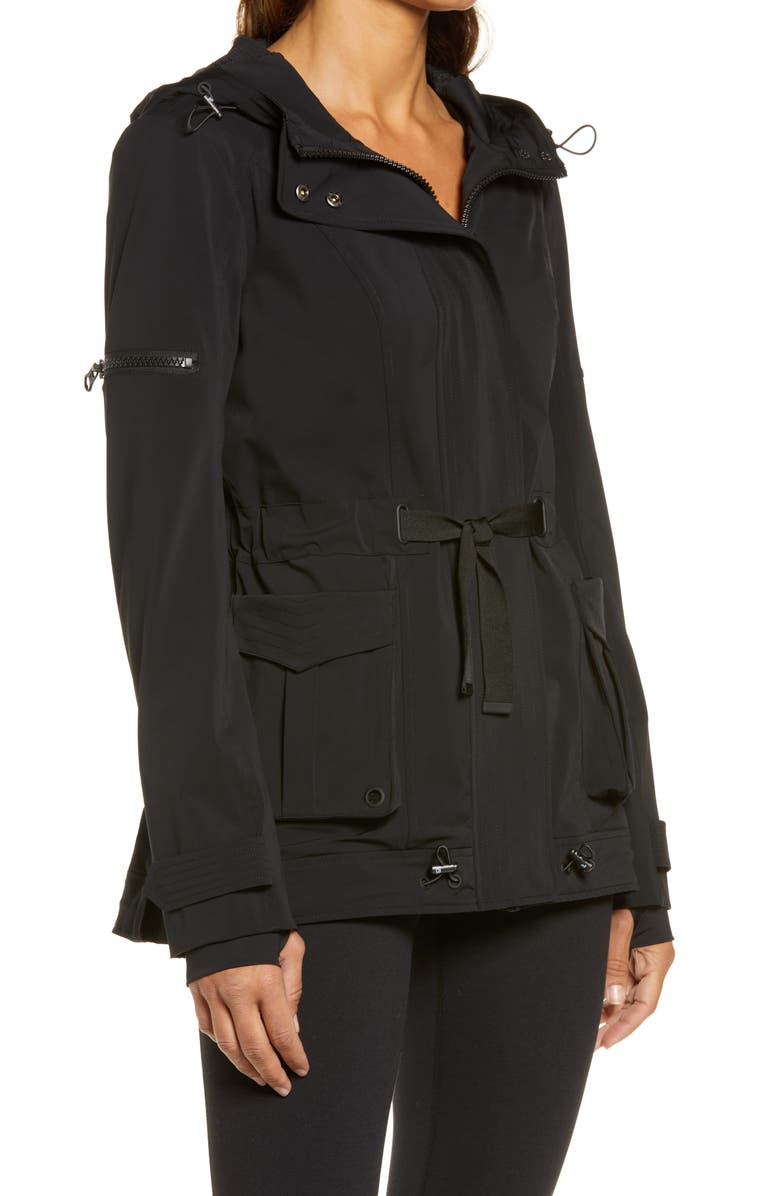 Blanc Noir Tectonic Hooded Jacket, Alternate, color, 