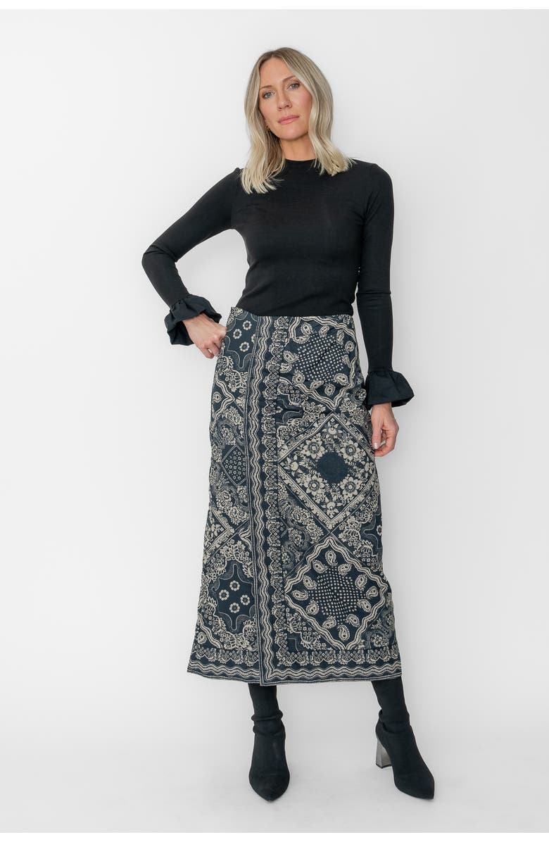 West Of Vivi Knit Top, Alternate, color, Black