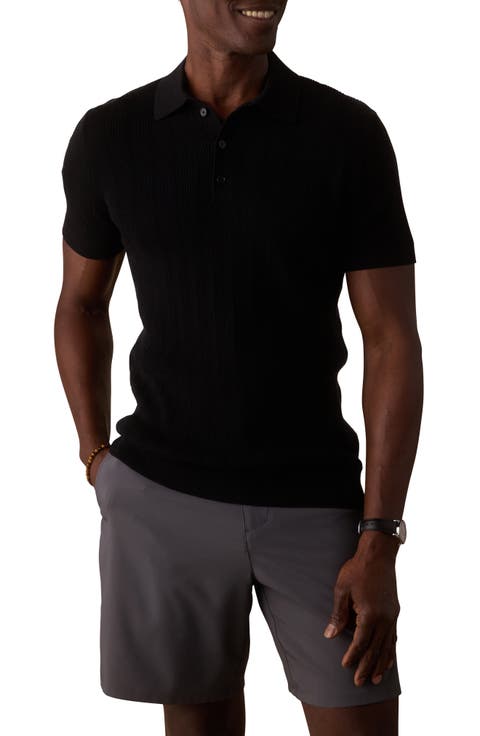 Robles Textured Knit Polo