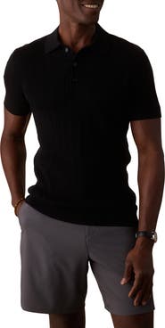 The Normal Brand Robles Textured Knit Polo