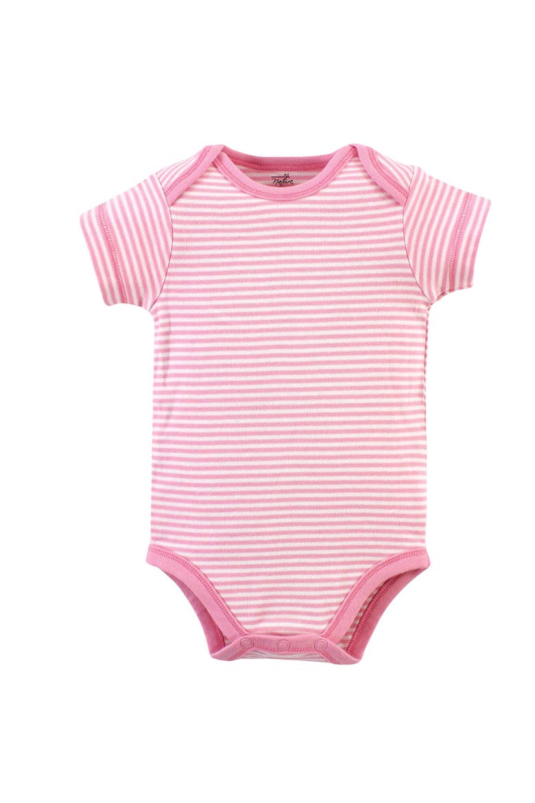 Organic Cotton Bodysuits, Alternate, color, Garden Floral