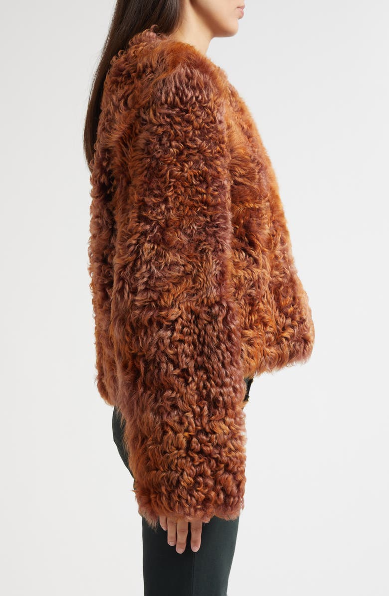 Ulla Johnson Irina Genuine Shearling Coat, Alternate, color, Umber