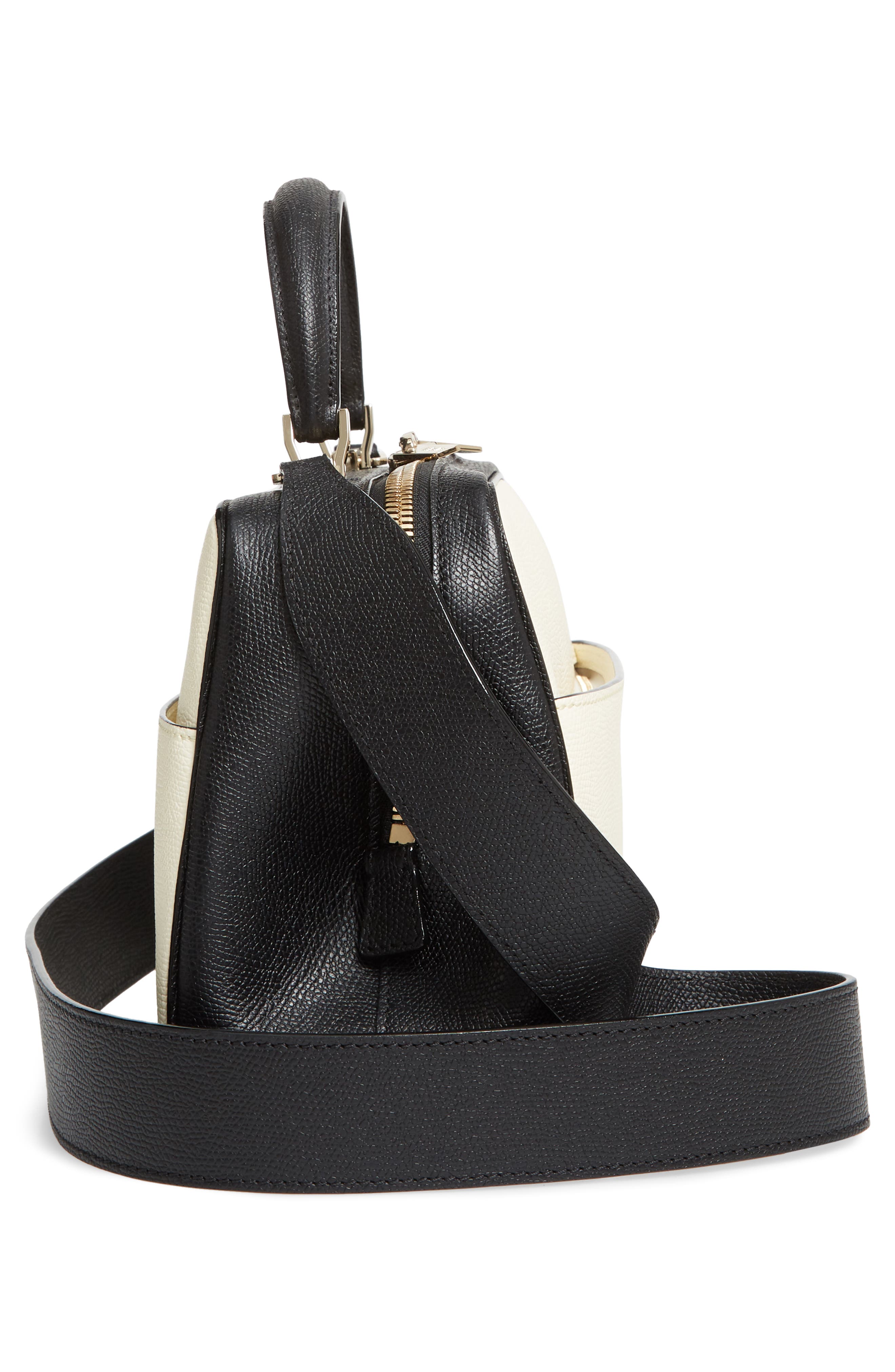 Valextra Medium Serie S Leather Top Handle Bag, Alternate, color, 