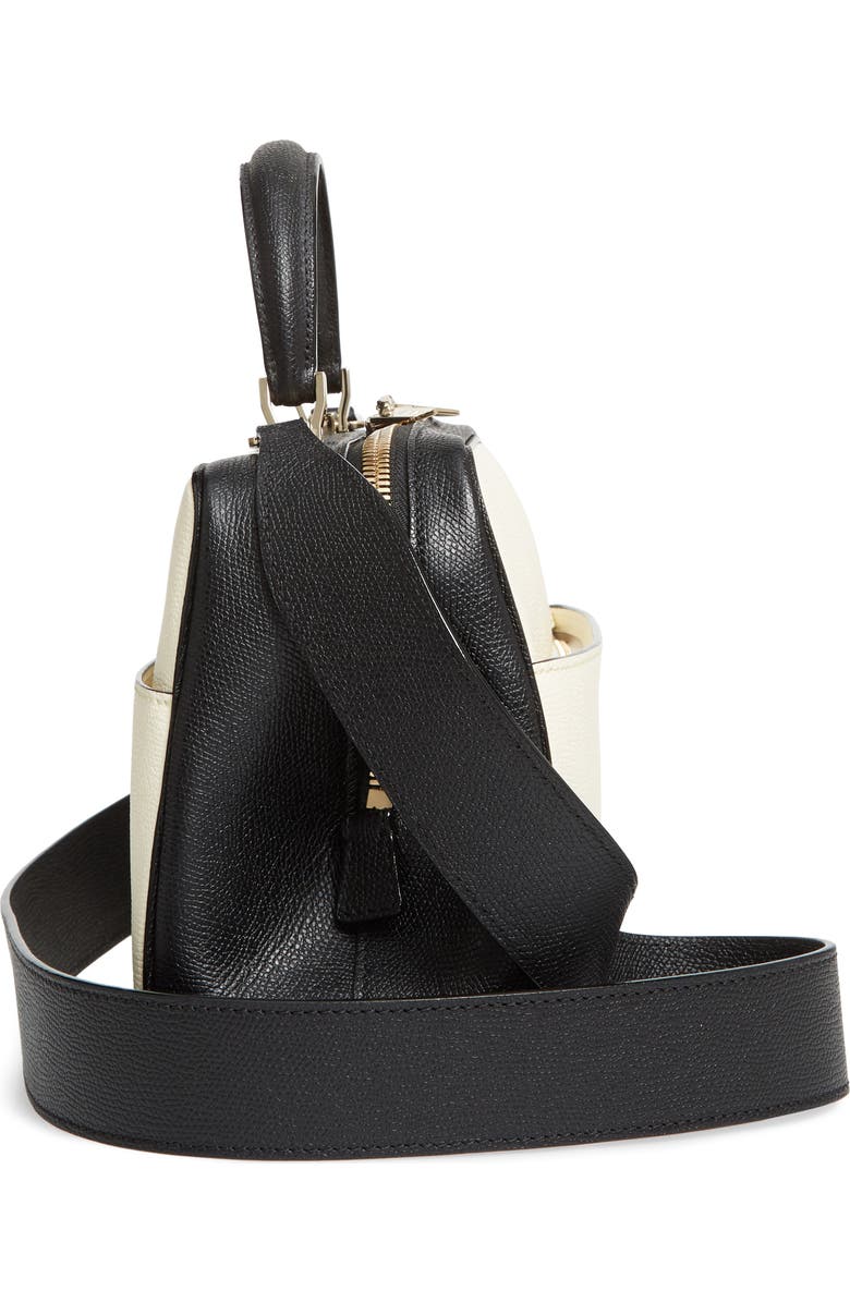 Valextra Medium Serie S Leather Top Handle Bag, Alternate, color,
