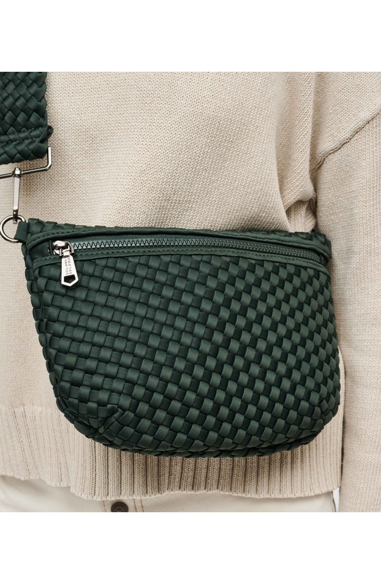 Sol and Selene Ethereal - Woven Neoprene Crossbody Bag, Alternate, color, Olive