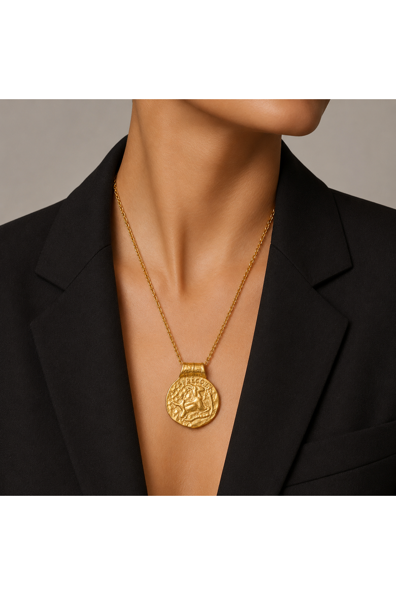 Hayden Zodiac Necklace, Alternate, color, Gold - Aries