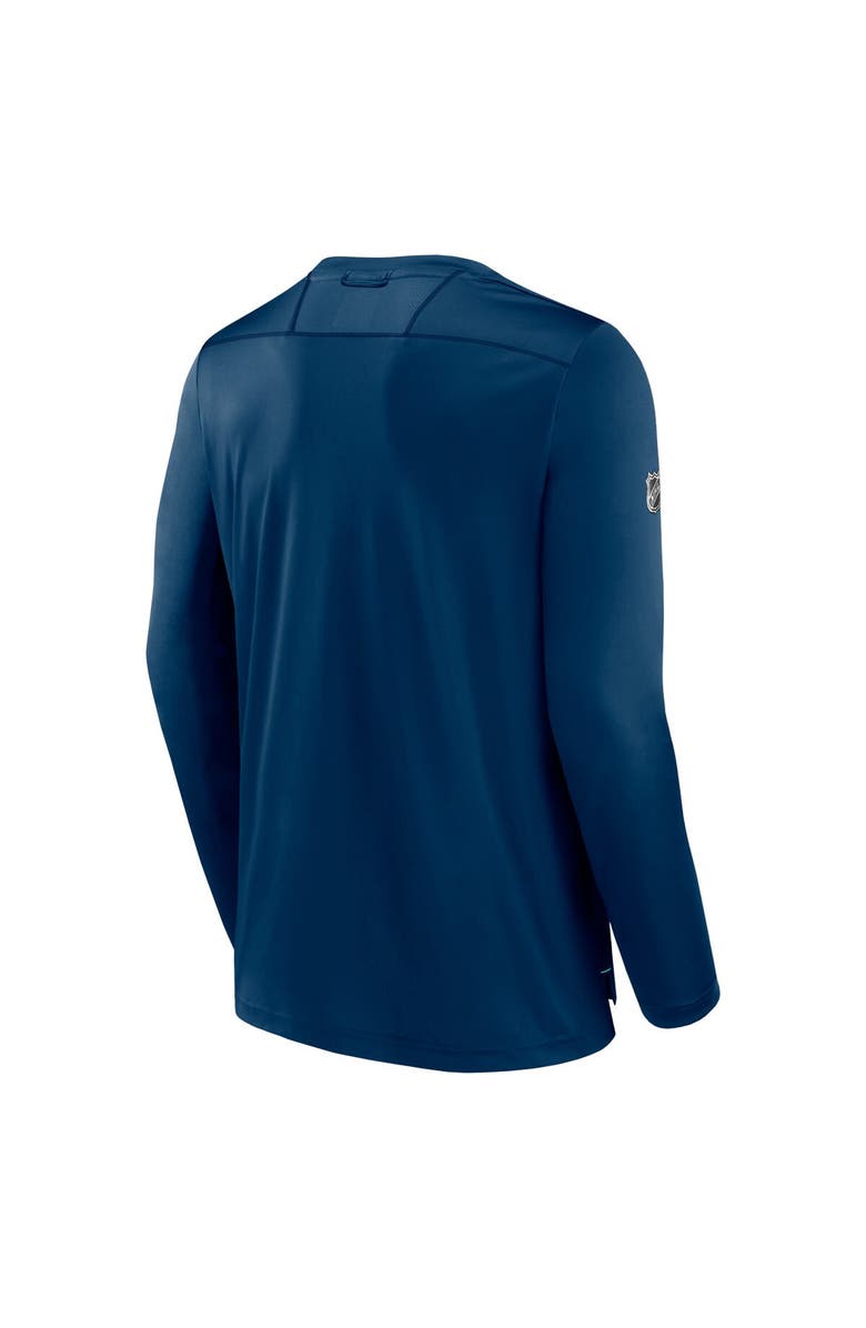 FANATICS Men's Fanatics Branded Deep Sea Blue Seattle Kraken Authentic Pro Long Sleeve T-Shirt, Alternate, color, Navy