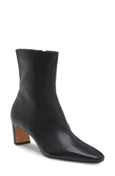 Nesly Leather Bootie