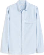 Madewell Oxford Stripe Button-Down Work Shirt