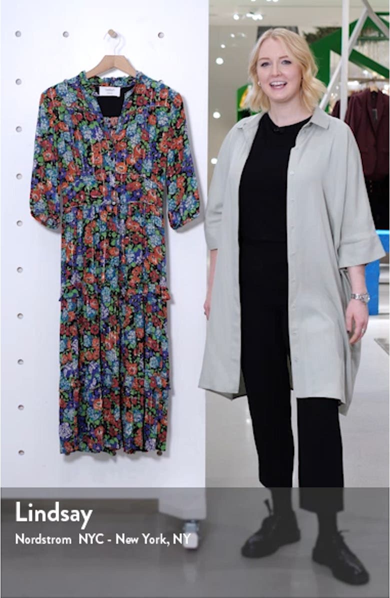 Panda Metallic Stripe Dress, sales video thumbnail