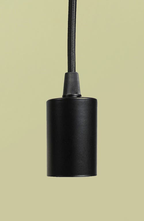 Soltech Modern Pendant Light And Socket In White/nickel