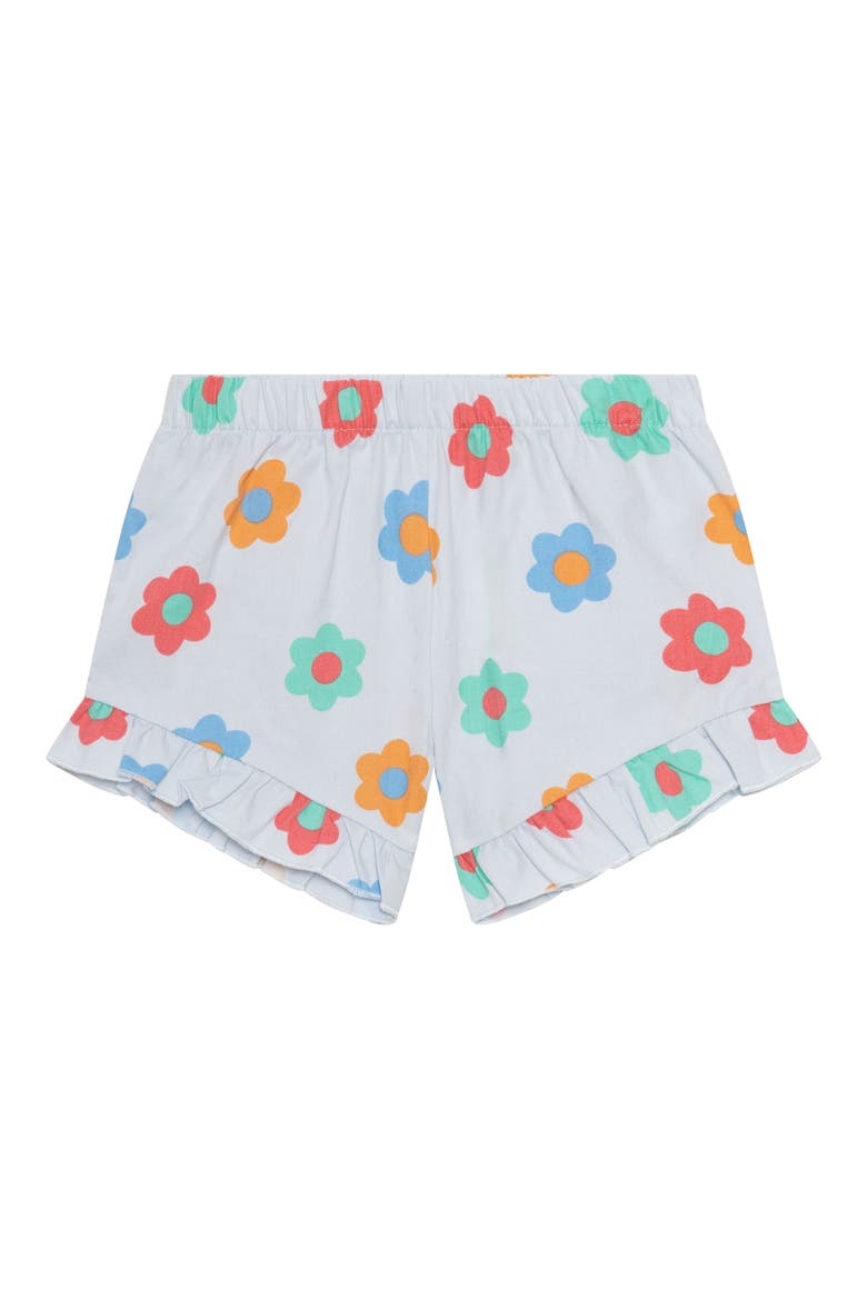 Babydoll Tank, T-Shirt, Shorts & Bucket Hat Set, Alternate, color, FLOWER