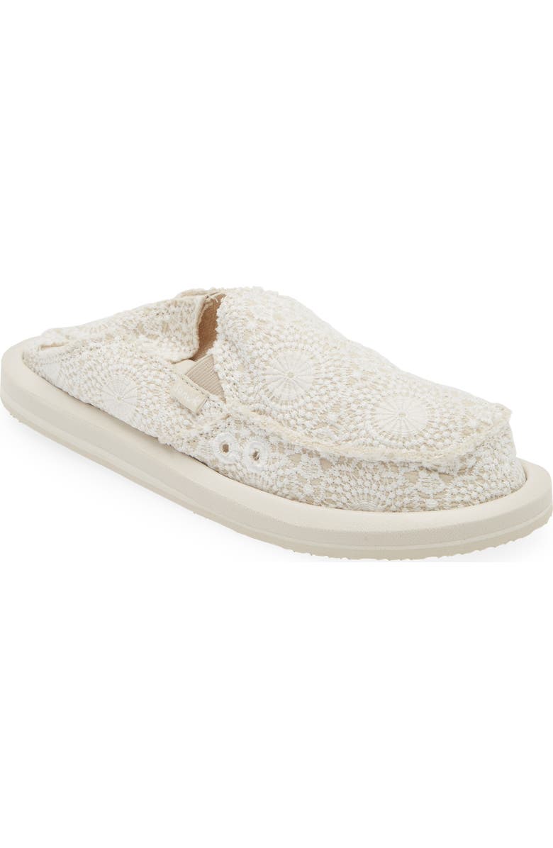 Sanuk Donna Lace Slip-On Sneaker, Alternate, color,