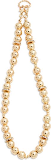 Pisa Pavé Beaded Phone Wrist Strap