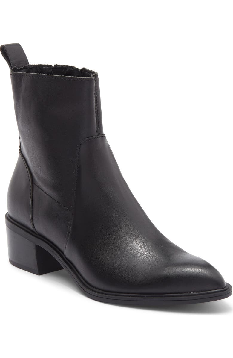 Dolce Vita Briele Pointed Toe Bootie, Main, color, Black Leather