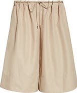 Brandon Maxwell The Sutton Elongated Cotton Blend Shorts