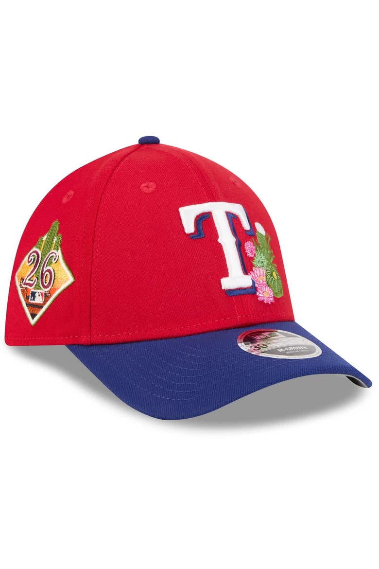 Men's New Era  Red/Royal Texas Rangers 2026 Spring Training M-Crown 39THIRTY Flex Hat, Main, color, Red