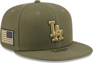 New Era Men's New Era  Olive Los Angeles Dodgers 2026 Armed Forces Day 9FIFTY Snapback Hat