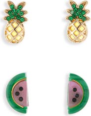 BaubleBar Set of 2 Pick of the Tropics Stud Earrings