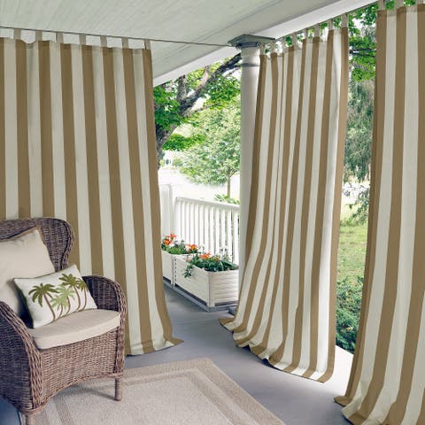 Highland Stripe Indoor/outdoor Window Curtain