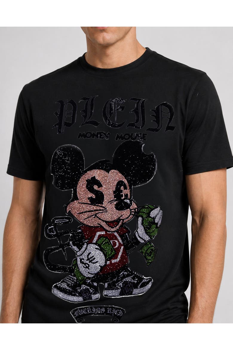 Jersey T-Shirt Money Mouse Men, Alternate, color, black