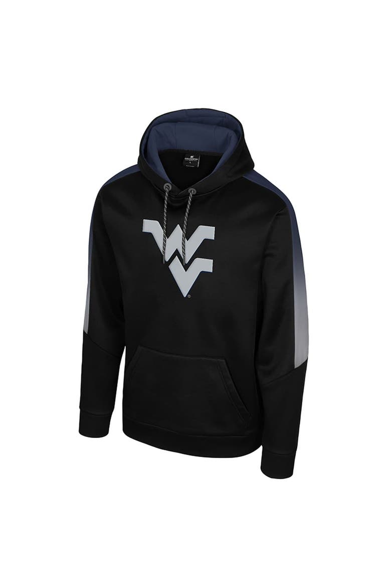 Men's Colosseum Black West Virginia Mountaineers The Gang Blackout Hoodie, Alternate, color, Black