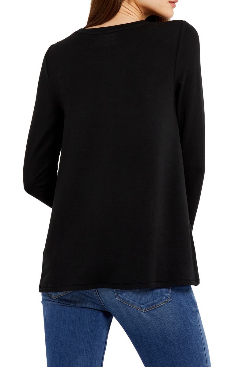 A PEA IN THE POD Long Sleeve Nursing T-Shirt, Alternate, color,