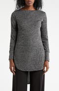 GO COUTURE Boat Neck High Low Sweater