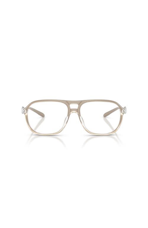 Diesel ® 56mm Oval Optical Glasses In White