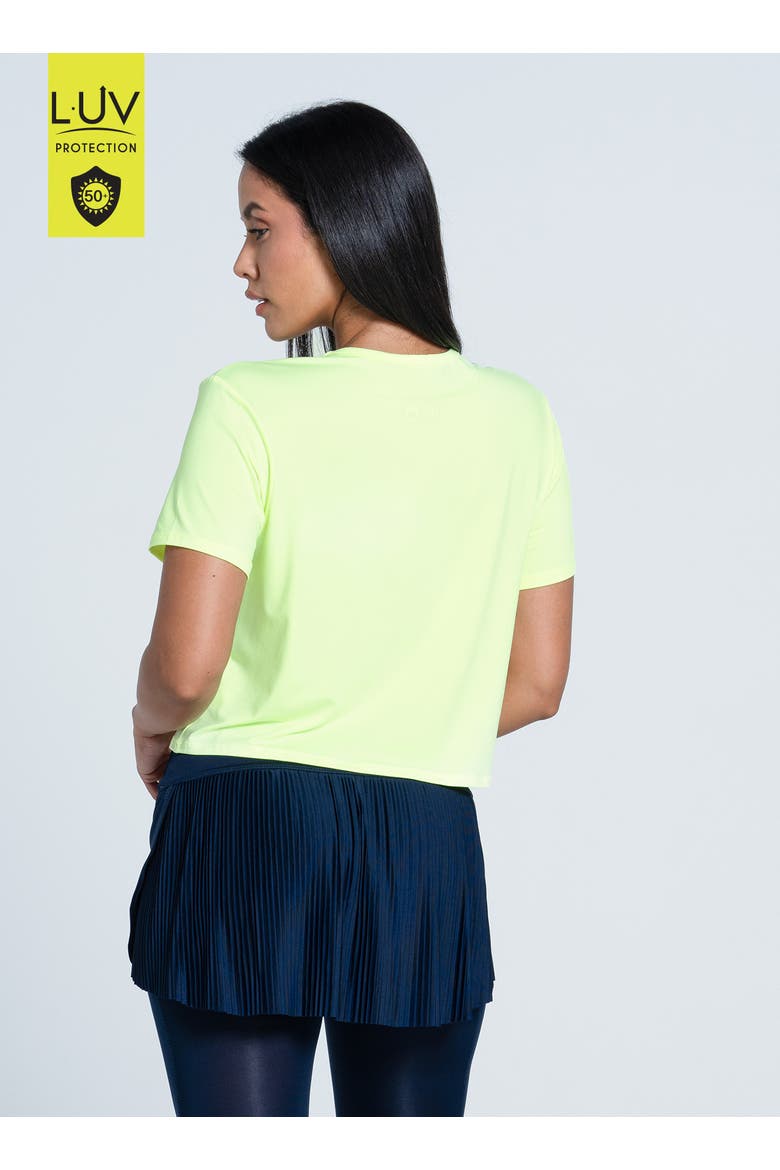 Power Box Tee, Alternate, color, Lemon Frost