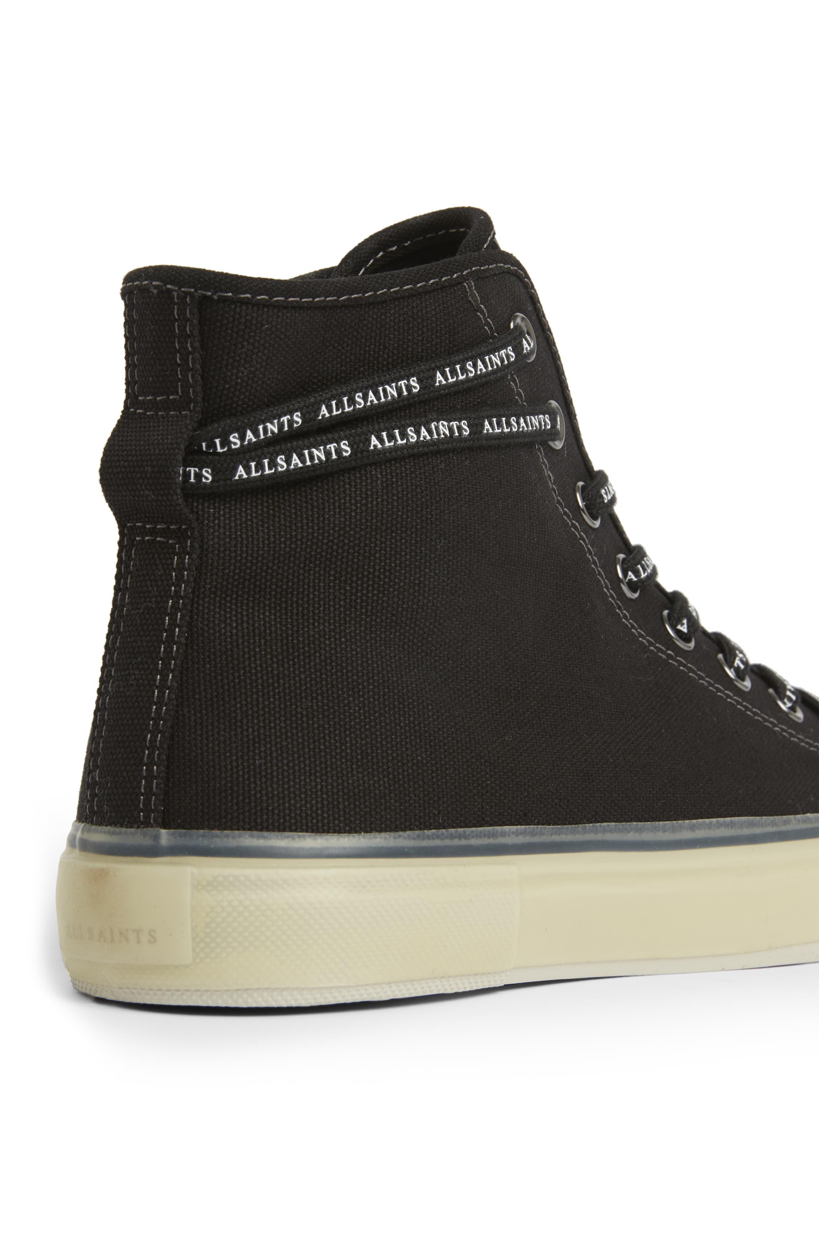 AllSaints Jaxon High Top Canvas Sneaker, Alternate, color, 