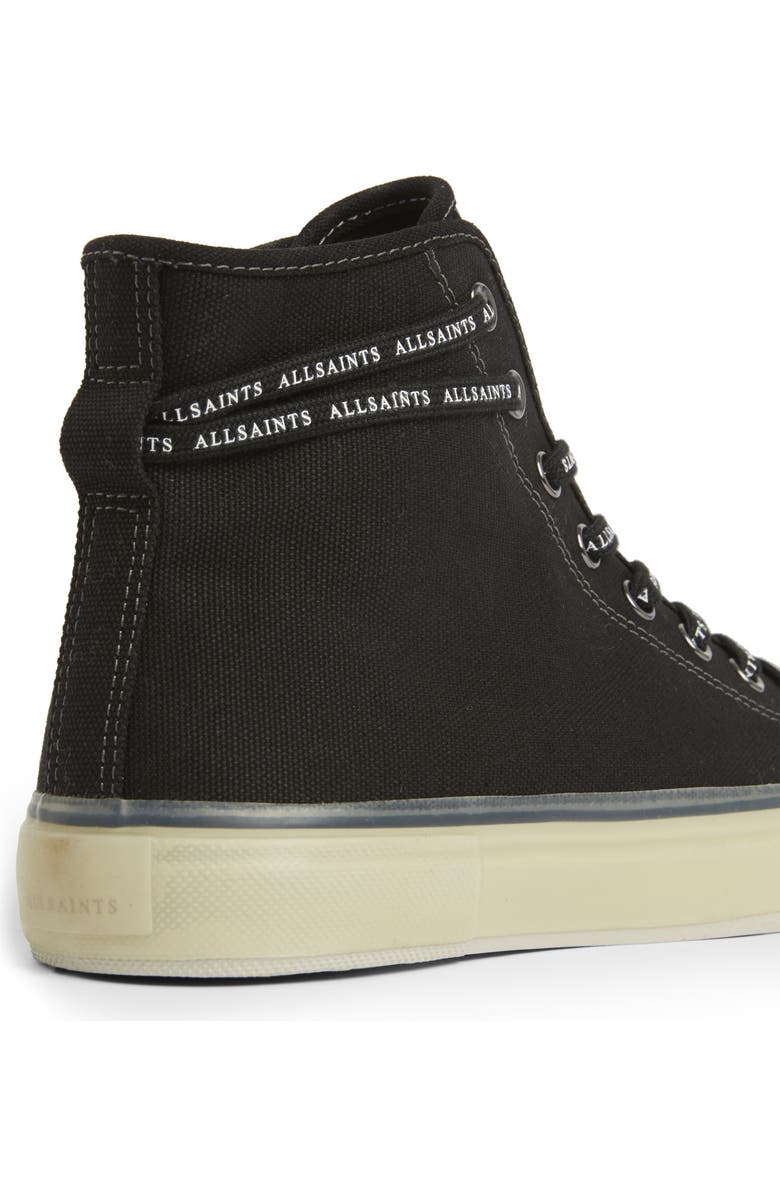 AllSaints Jaxon High Top Canvas Sneaker, Alternate, color,