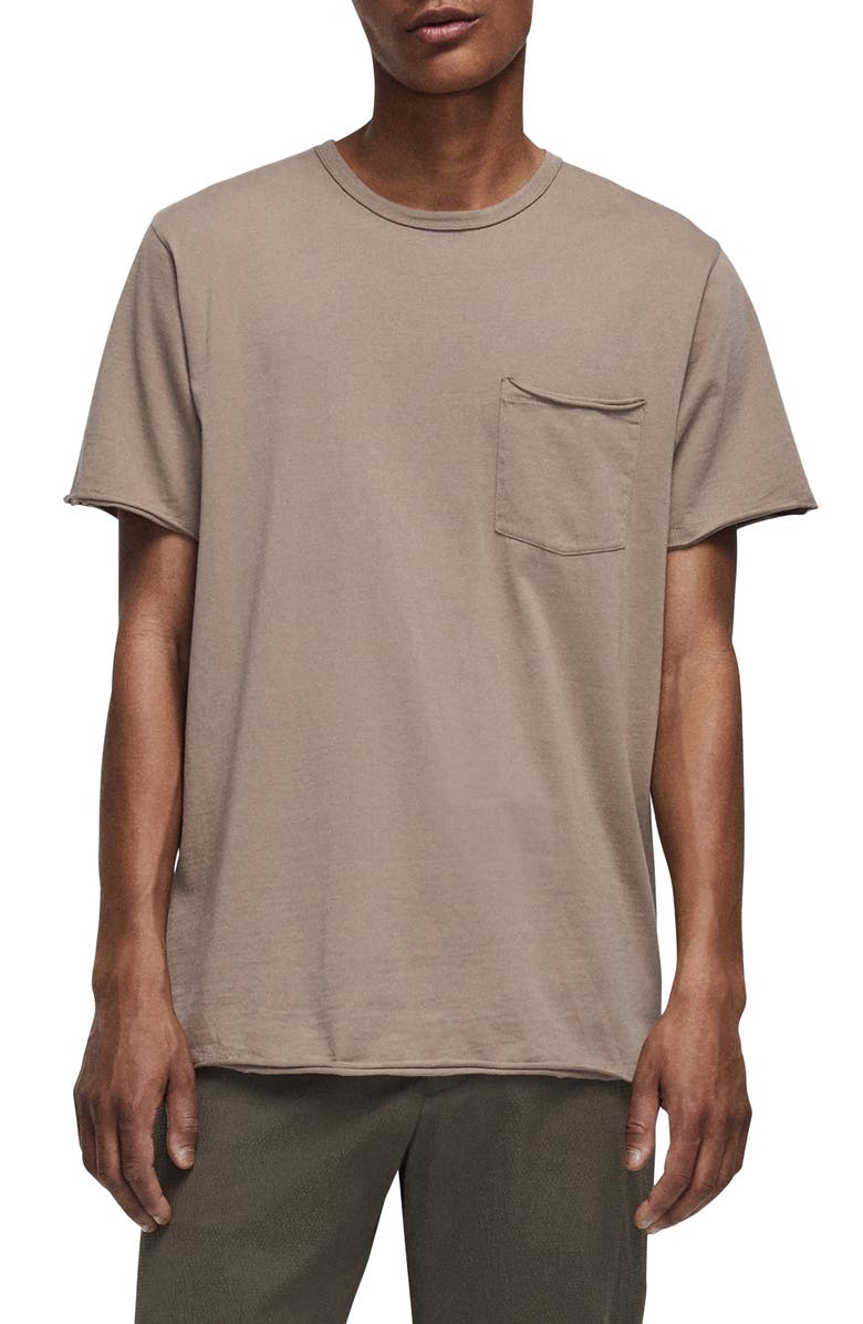 rag & bone Miles Organic Cotton Pocket T-Shirt, Main, color, Taupe