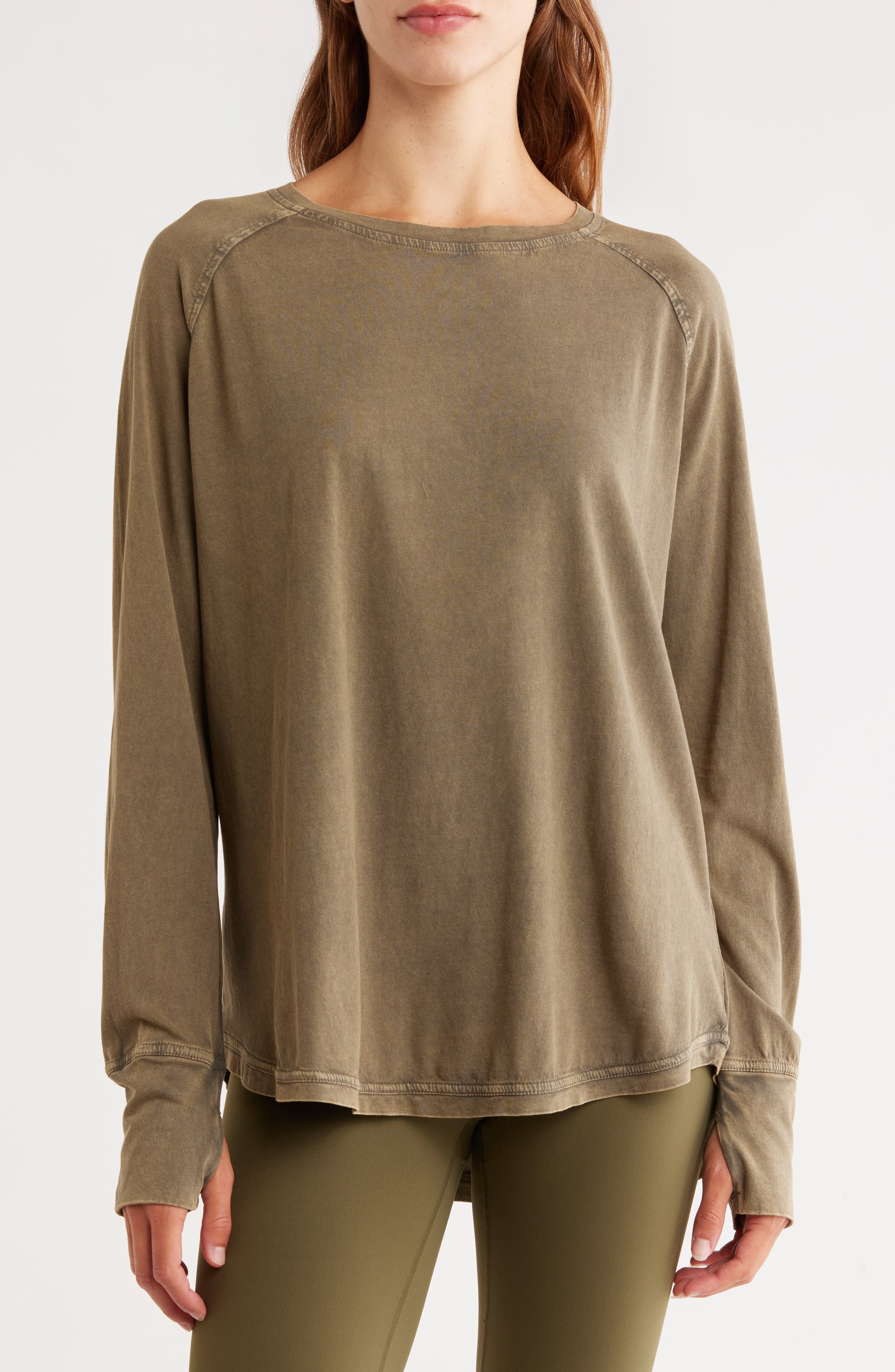 Vintage Wash Relaxed Long Sleeve 2.0 Tee (Women) | Nordstromrack