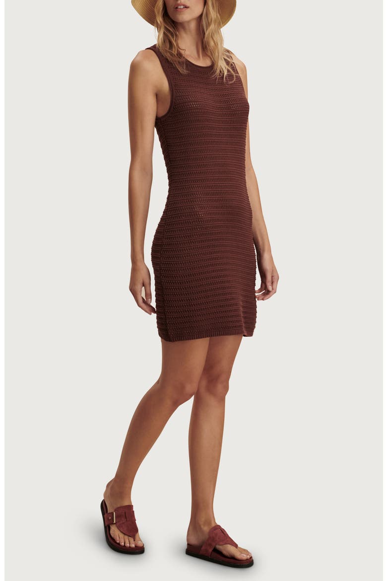Shane Knit Minidress, Alternate, color, IRONWOOD
