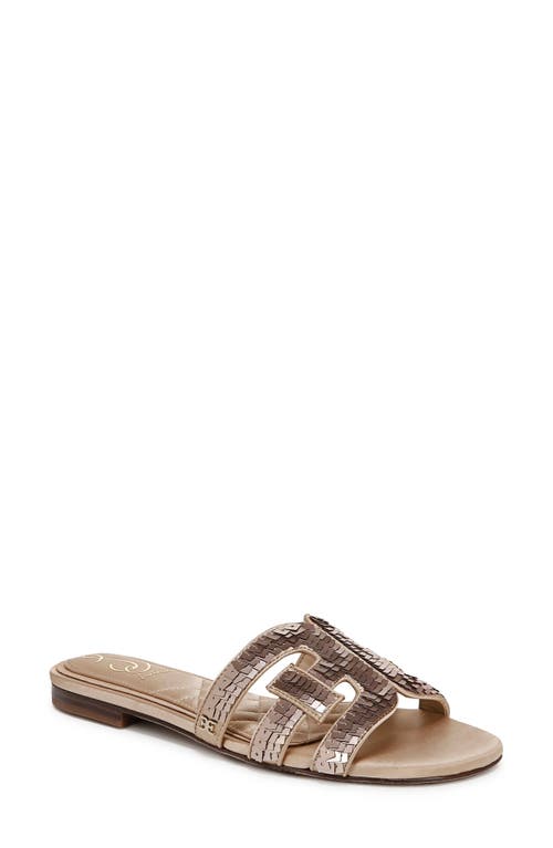 Sam Edelman Bay Glamour Slide Sandal in Molten Gold 