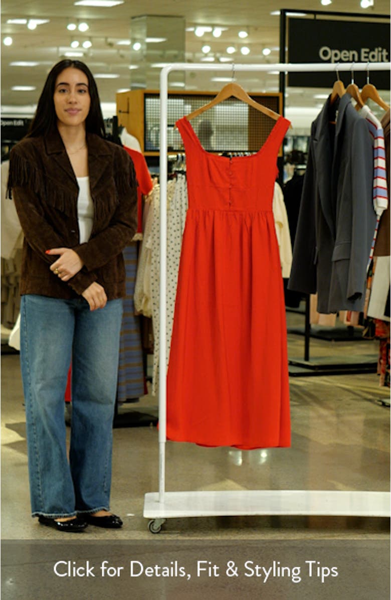 Melrose Sleeveless Midi Dress, sales video thumbnail