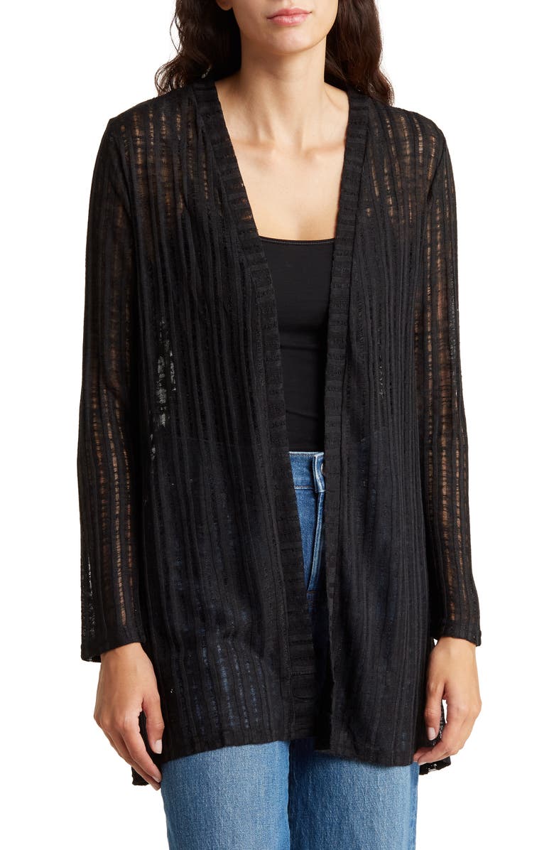 Forgotten Grace Lace Back Open Front Ruana, Main, color, 