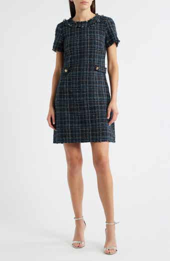 Eliza J Tweed A-Line Dress