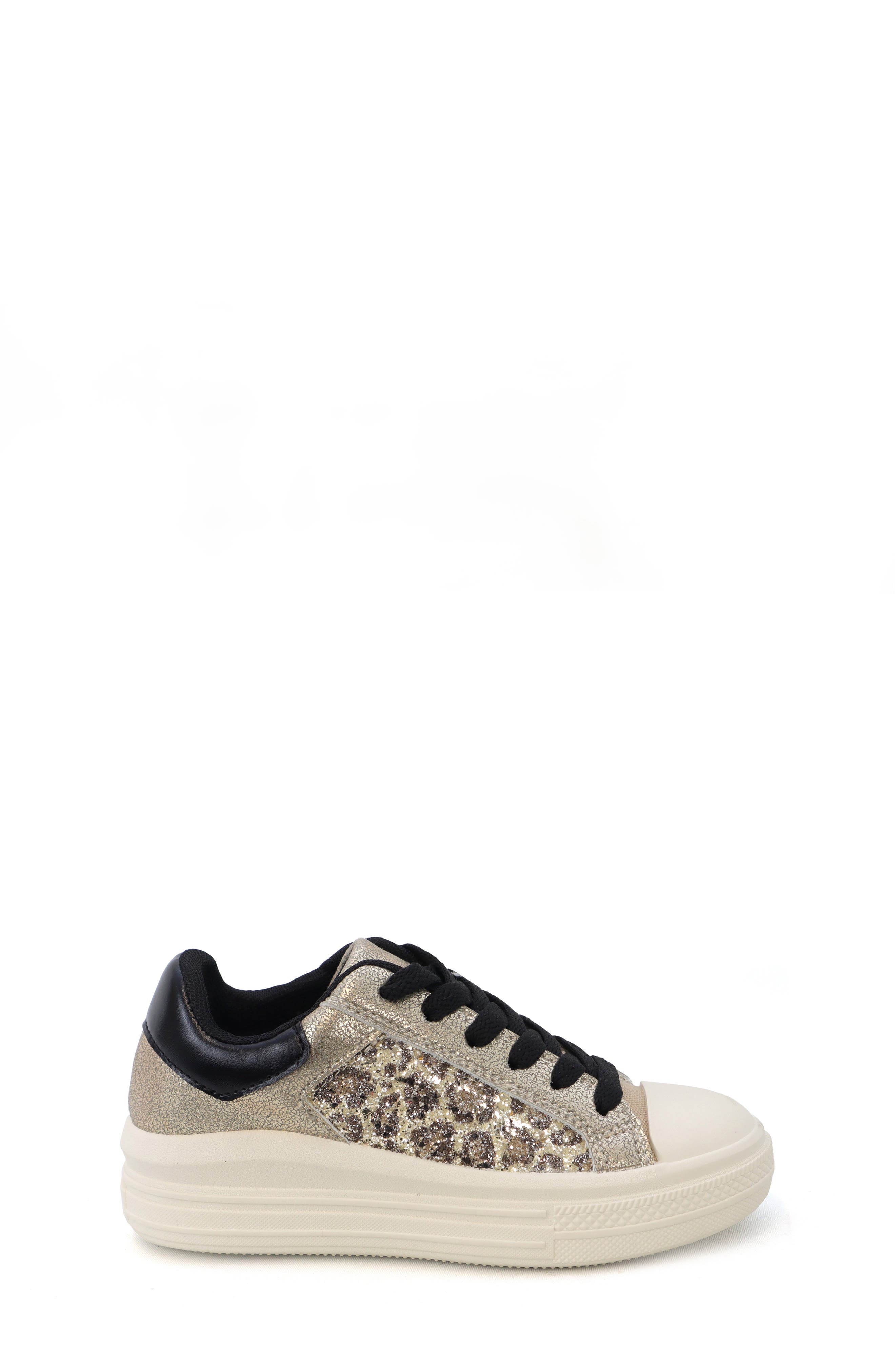Kids' Wendy Glitter Sneaker, Alternate, color, GOLD