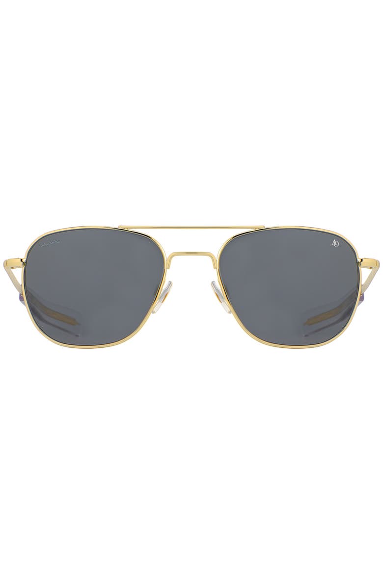 Original Pilot 52mm Aviator Nylon Polarized, Alternate, color, Gold - GYN-P