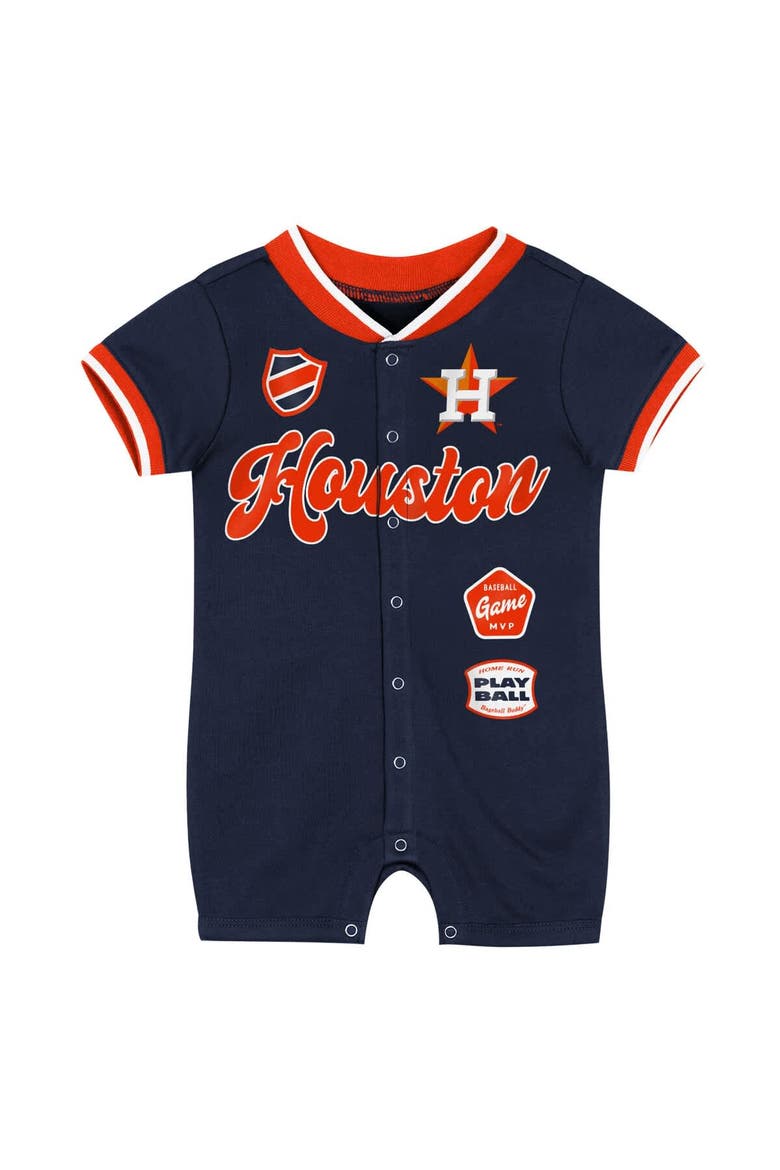 Infant Outerstuff Navy Houston Astros Pinch Coverall, Alternate, color, Navy