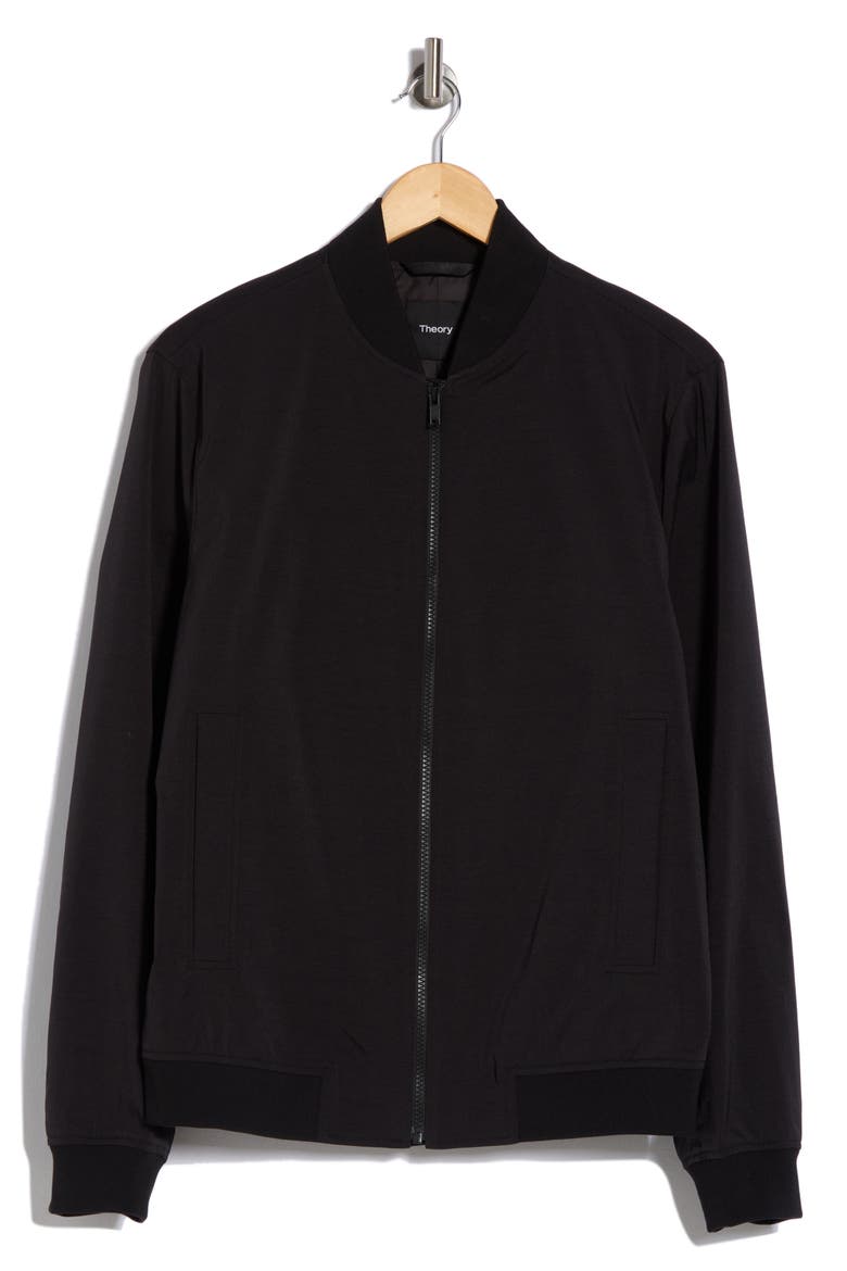 Brenton Bomber Jacket, Alternate, color, BLACK