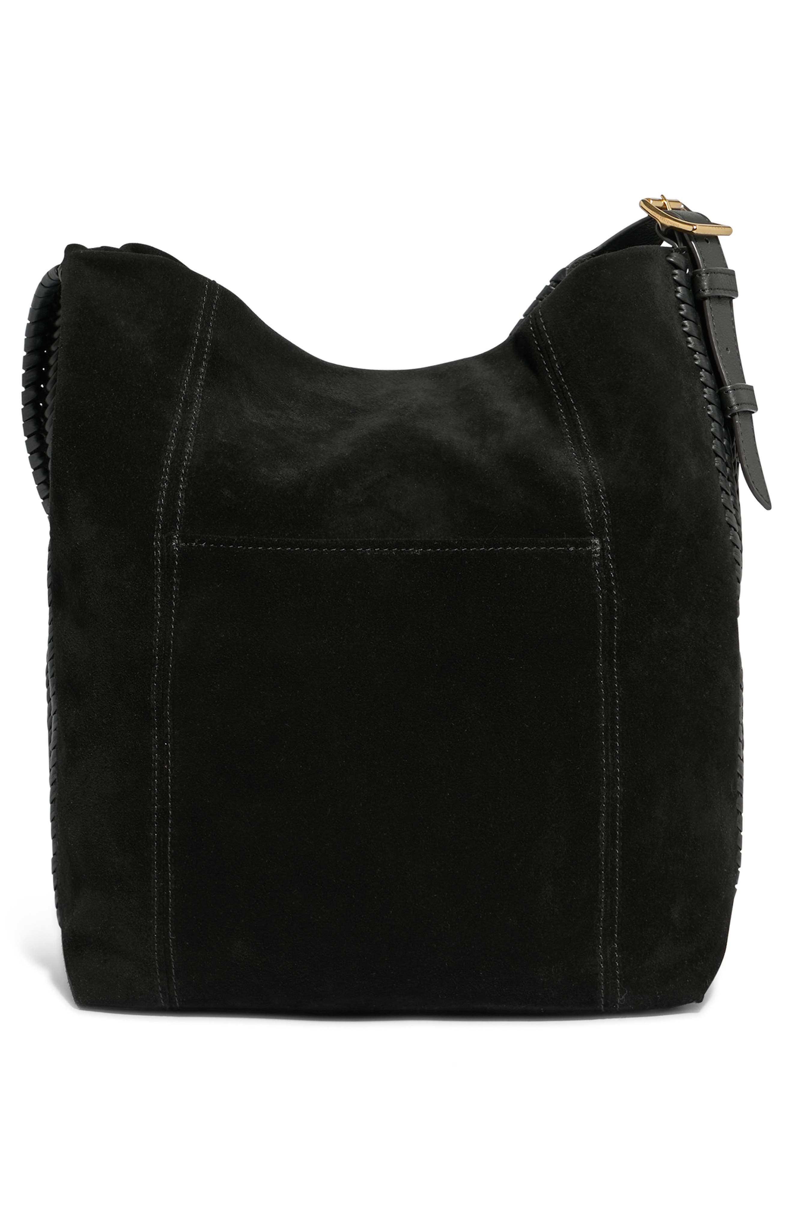 AIMEE All for Love Suede Bucket Bag, Alternate, color, 