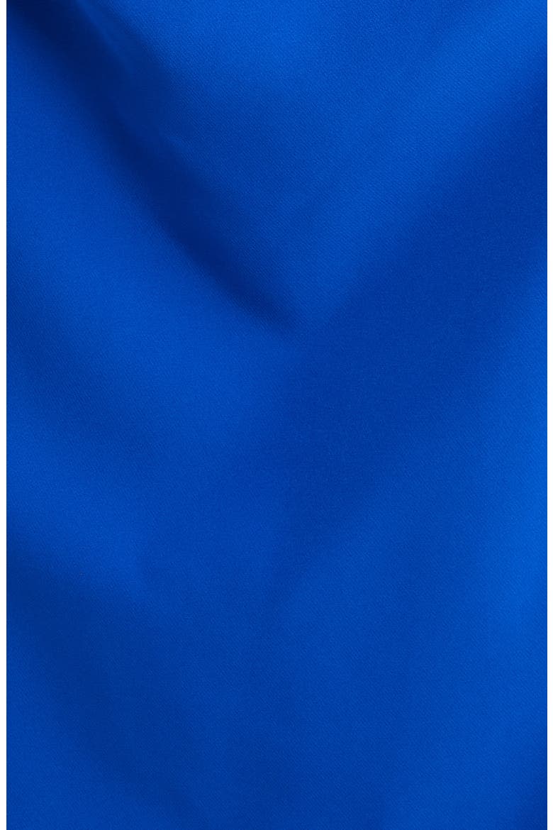 Laguna Pleated Off the Shoulder Gown, Alternate, color, COBALT